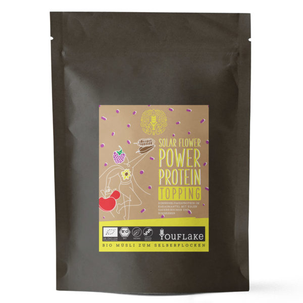 YouFlake Solar Flower Power Protein Topping Bio Bigpack Front